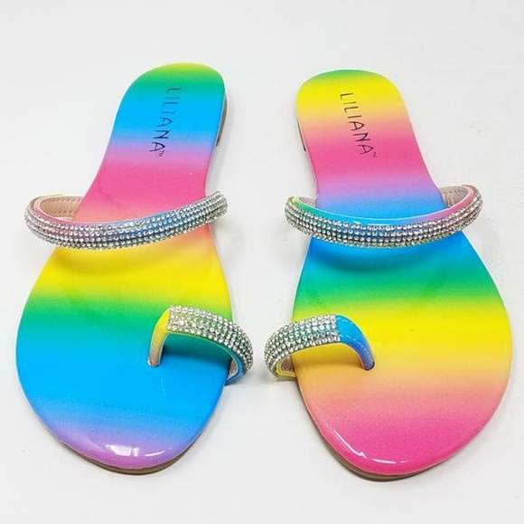 Liliana Rainbow Toe Ring Sandal - Picture 4 of 7